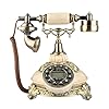CORDE Telefoon vaste telefoons Huis Telefoons Harsen Resin Europese stijl Ouderwetse Dial Telefoon Corded Telefoons…