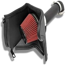 SUNROAD Cold Air Induction With Filter Compatible with 1991-2001 Jeep Cherokee 4.0L, Red