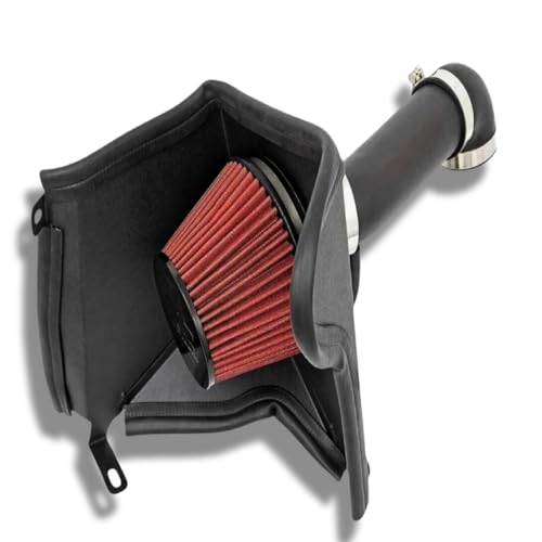 SUNROAD Cold Air Induction With Filter Compatible with 1991-2001 Jeep Cherokee 4.0L, Red