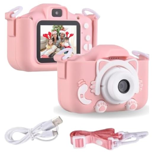 Mini Câmera Digital Infantil Filmadora De Vídeo Cabo USB Com Visor Fotográficas Bonitas Recarregável