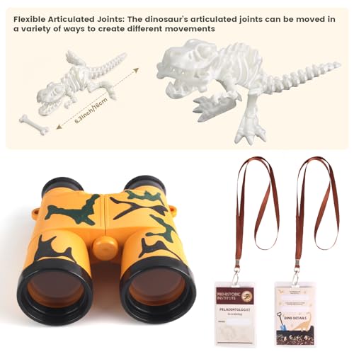 Disfraz infantil de paleontólogo dinosaurio Khaki miniatura 4