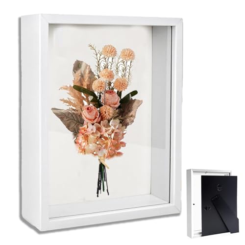 Cadre Photo 3D, Cadre Photo Profond à Remplir 10 x 15 cm, avec Plaque Acrylique Transparente,...