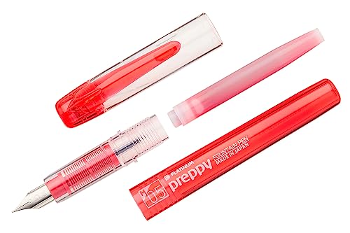 Image of Platinum, Fountain Pen Preppy - Red [M]