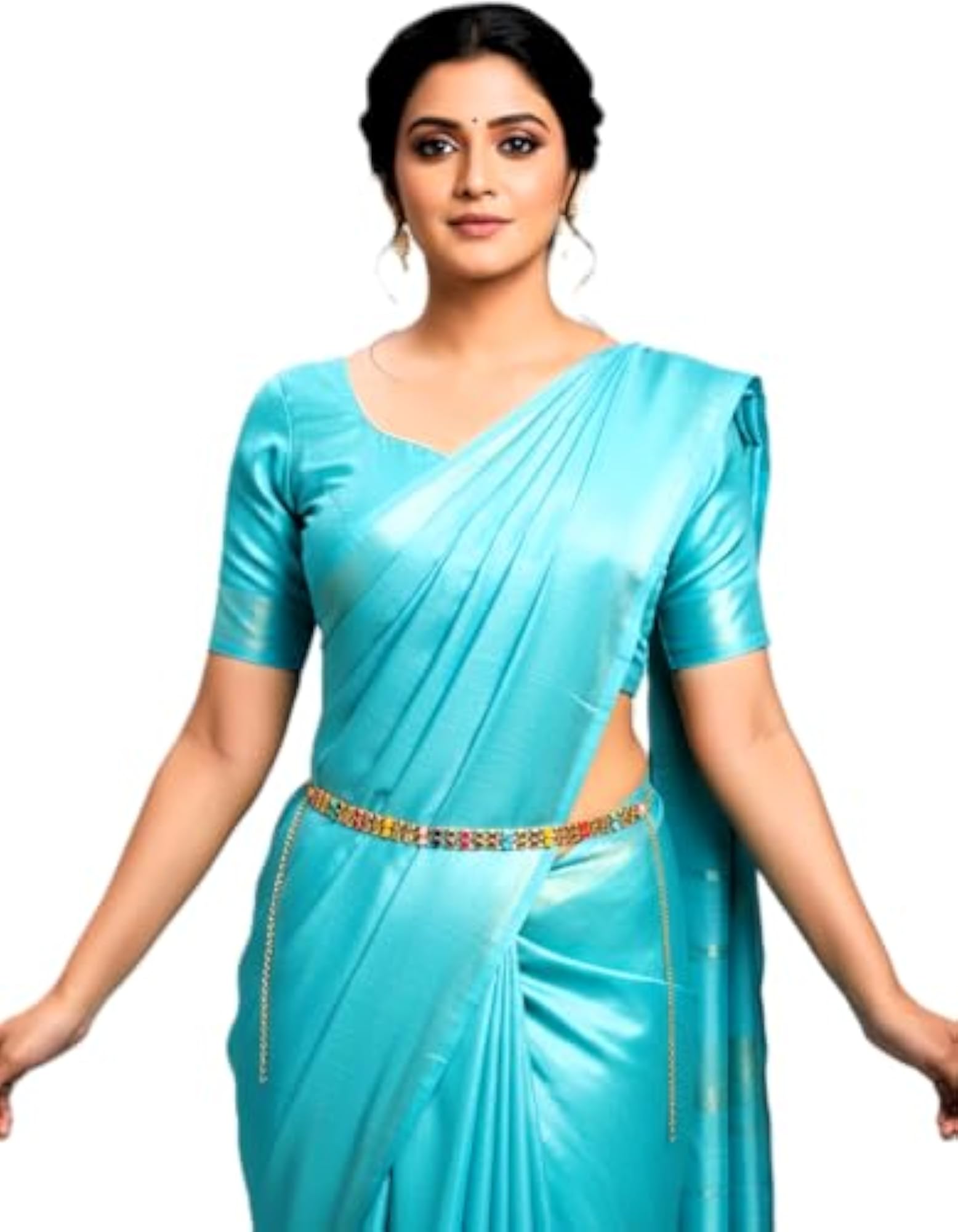 Women's Gold Plated Kamarband Waist Chain, Wedding