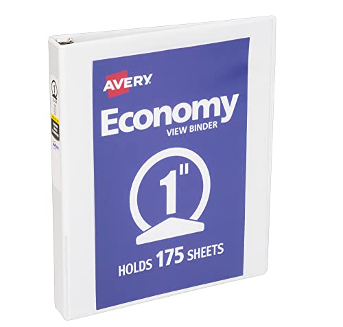 Avery Economy View 3 Ring Binder, 1