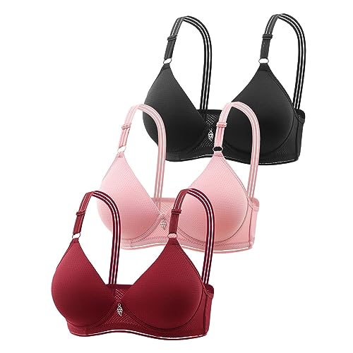 Sujetadores Sin Aros Tallas Grandes, Sujetadores Deportivos Mujer Push Up, Piezas AnticaíDa CóModoanillo CóModo Verano Mostrar El Pecho PequeñO Recogido Transpirable Bra Sujetador Push Up Bra