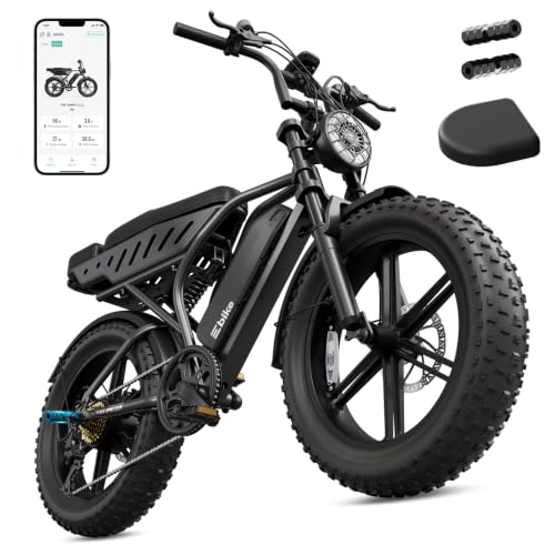 Electric Bike for Adults,48V Removable Battery Retro Ebike,28MPH Top Speed image 2