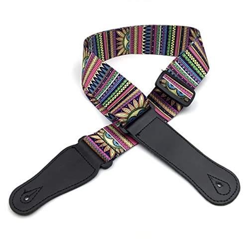 Sangle de guitare Nylon réglable Élargir l’épaississement de la guitare imprimée for la guitare électrique acoustique… - Les Beatles, Paul McCartney, John Lennon, RIngo Starr, George Harrison Sangle de guitare Nylon réglable Élargir l'épaississement de la guitare imprimée for la guitare électrique acoustique…