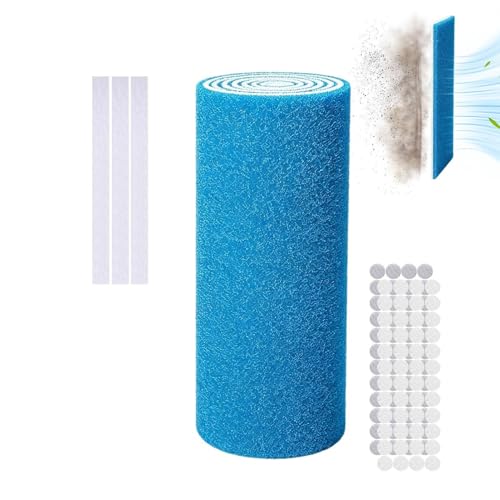 kinrguiyuez Filtros de ventilación de aire | Cortar a prueba de polvo de alta eficiencia, rollo de filtros de ventilación de techo para el hogar, apartamento, habitación, , oficina, techo