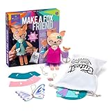 Craft-tastic – Make a Fox Friend Craft Kit – Learn to Make 1 Easy-to-Sew Stuffie with Clothes & Accessories