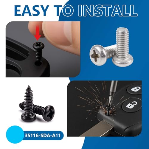 Image of M2 x 5mm Key Fob Screw Compatible with Honda Key Remotes Since 2003 Replace 35116-SDA-A11