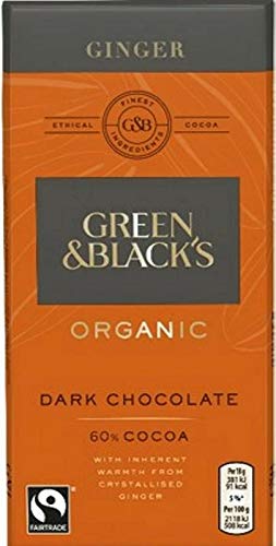 Green and Blacks Organic Ginger 60% Dark Chocolate