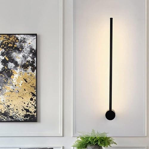 Lampe murale LED noire géométrique pour éclairage de vanité moderne - 5