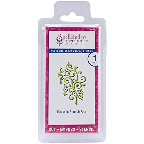 Spellbinders D-Lites Fantastic Flourish Four, Brown - Image 3
