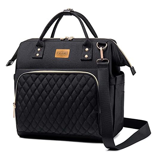 E-MANIS 20L Bolsas térmicas para Mujer,Bolsa Isotermica de Almuerzo Nevera para Alimentos Frutas Porta de Comida con Ligera y Resistente,Genial para Playa,Picnic,Camping,Barbacoa (Negro)