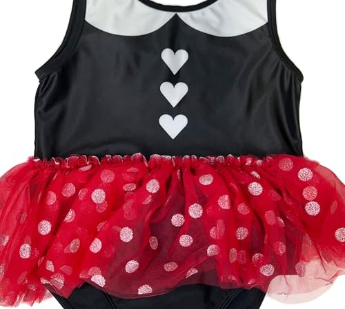 Image of Minnie Mouse Little Girls 2T-5T Tulle Skirted Swimsuit
