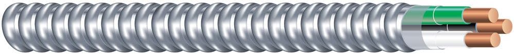 Woods 68580023 100' 12/2 MC Alum Cable White