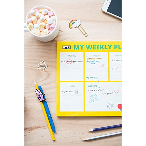 Erik® A4 Weekplanner BT21 -Bureauplanner met 54 afscheurbare vellen - Image 7