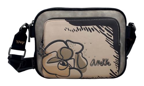 Anekke Bolso Bandolera Nature Koko para Mujer | Cierre con Cremallera | Medidas 25x19x7 cm Anekke Bolso Bandolera Nature Koko para Mujer | Cierre con Cremallera | Medidas 25x19x7 cm
