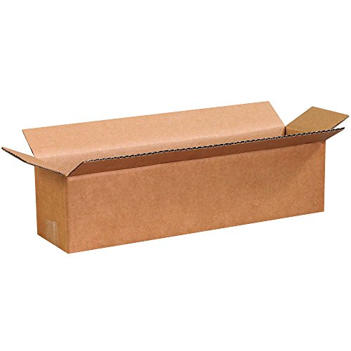 BOX USA Shipping Boxes 16"L x 4"W x 4"H 25-Pack Long Corrugated Boxes for Moving, Shipping, Mailing, Packing, Packaging and Storage