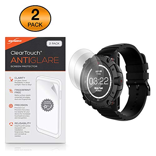 Screen Protector for Matrix PowerWatch X (Screen Protector by BoxWave) - ClearTouch Anti-Glare (2-Pack), Anti-Fingerprint Matte Film Skin for Matrix PowerWatch X Screen Protector for Matrix PowerWatch X (Screen Protector by BoxWave) - ClearTouch Anti-Glare (2-Pack), Anti-Fingerprint Matte Film Skin for Matrix PowerWatch X