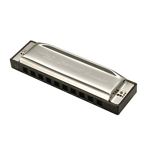 Harmonica 10 trous 20 tons C Blues Jazz Musique folklorique Instrument de musique - Les Beatles, Paul McCartney, John Lennon, RIngo Starr, George Harrison Harmonica 10 trous 20 tons C Blues Jazz Musique folklorique Instrument de musique