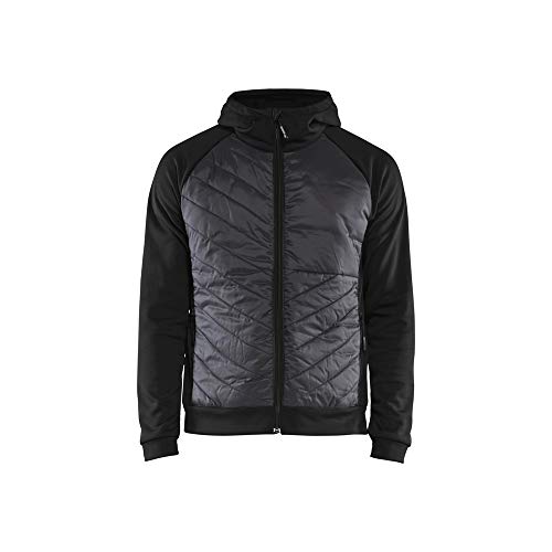 Sudadera híbrida Blaklader con aislamiento térmico y paneles cortavientos en talla XS