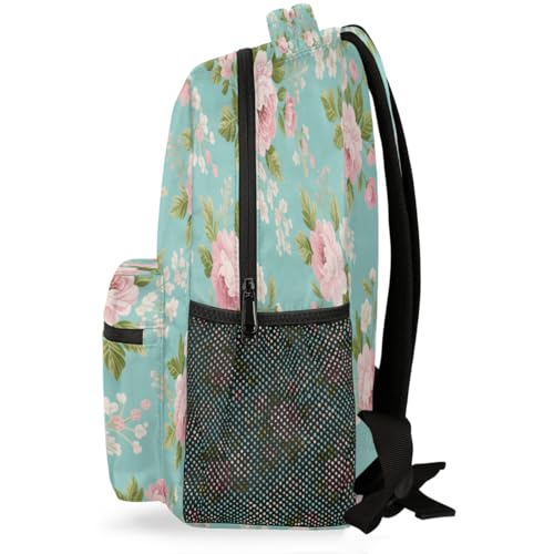 Mochila escolar para laptop 15.6 ligera para universidad escuela secundaria y viaje 3