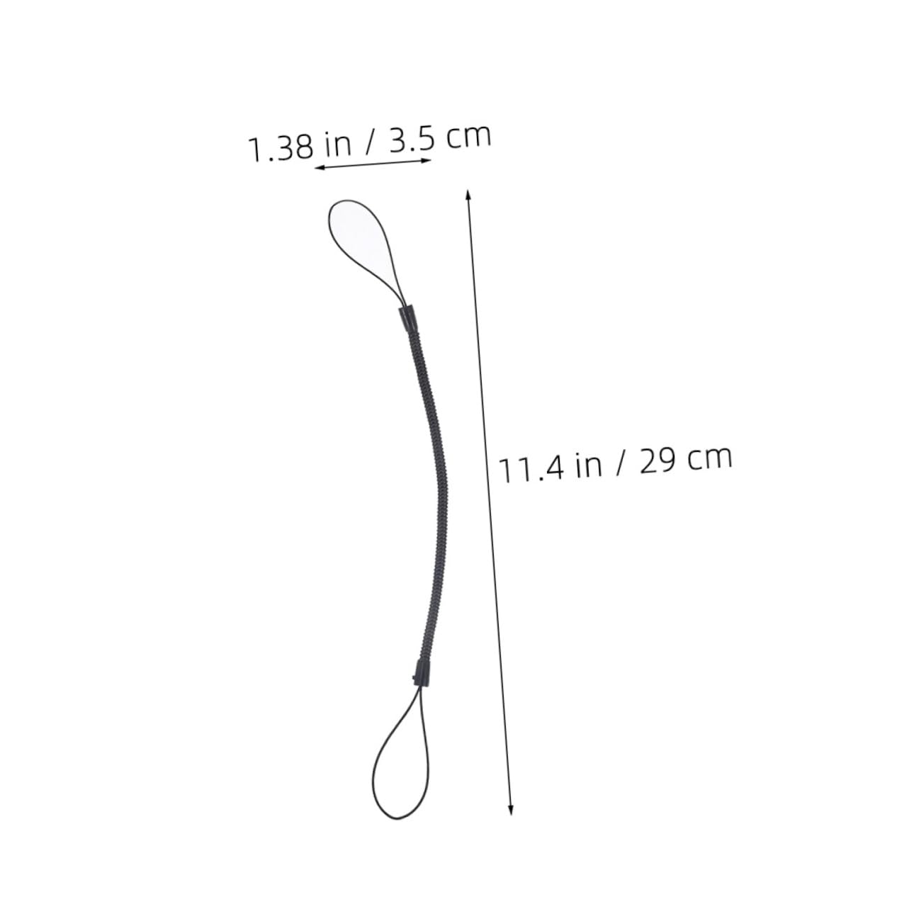 Housoutil Long-Lasting Plastic Anti-Lost Rope Lanyard Set for Stylus Pen Keychain Retractable Strings Elastic Holder