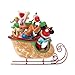 Enesco Disney Traditions by Jim Shore Mickey Mouse and Friends Riding in Sleigh Figurine, 8 Inch, Multicolor