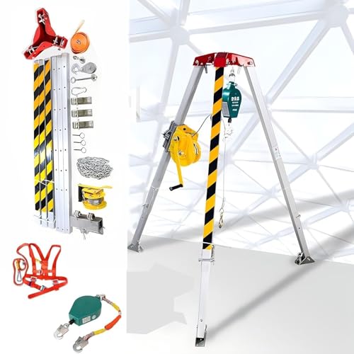BYFSRUS High Capacity Emergency Rescue Tripod 1179 3 kg Heavy Duty Fall Protection Safety Equipment for Confined Space