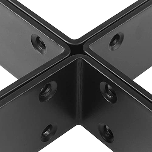 Angle code support de fixation angle droit RJJ en métal noir 16 PCS - 5
