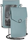 Ideal para viajes: la funda para teléfono móvil convence por su diseño elegante y alta funcionalidad, gracias a la ventana manejable y el cómodo cierre de botón a presión