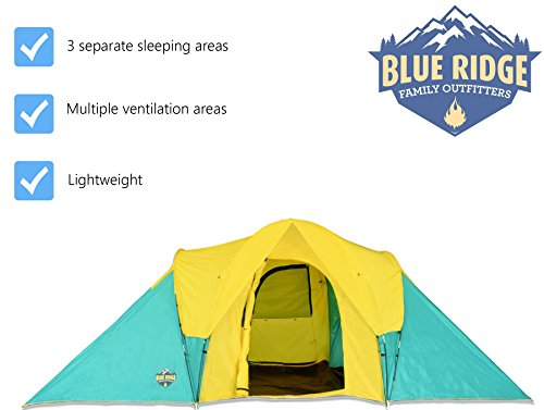 Carpa de camping para 9 personas verano espaciosa e impermeable miniatura 5