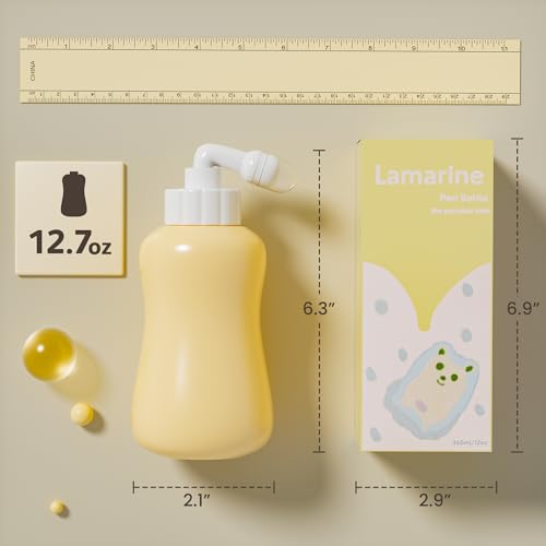 Frasco Peri para cuidados pós-parto e limpeza perineal | 360 g (amarelo brilhante)