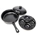 Norpro 9.5 Inch Nonstick Egg Poacher Skillet Set with Removable 4 Egg Poacher