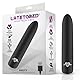 SHOTY BALA VIBRADORA USB 10 VELOCIDADES POTENTE MOTOR NEGRO