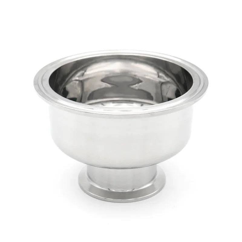 Reductor De Bol Tri-Clamp Hemisférico SS304 Sanitario 1,5-4 Pulgadas