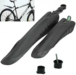 kaaka Guarda-lamas de bicicleta ciclismo MTB Mountain Bike para-lamas dianteiros traseiros à prova de poeira proteção contra respingos aba de lama