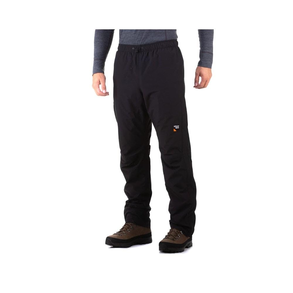 Sprayway Men's Black Walking Rain Pants (Regular) - Aw20 - X Large
