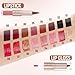 MooGlamor 3 Pcs Lip Liner and Gloss Set 2 in 1 Lipstick with Dual-Ended and Smooth Buildable Lip Gloss for Women Lip Combo Makeup (3 Pcs Glossy #06#07#08)