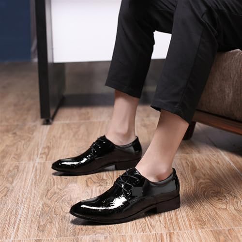 Dress Shoes for Men Classic Men's Leather Dress Shoes Lace-Up Oxford Style for Business and Formal Occasions3