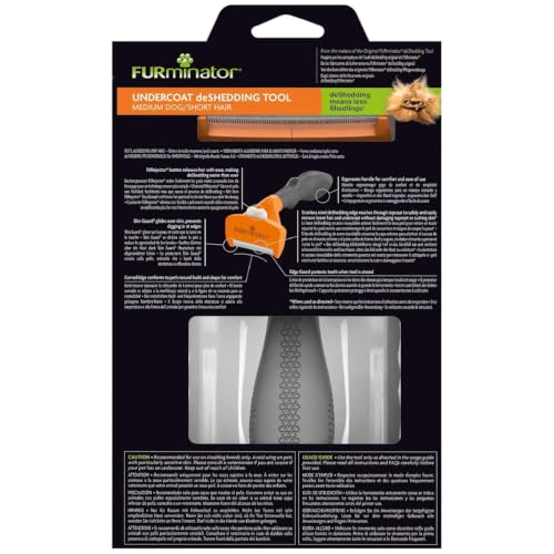 Image of FURminator Undercoat deShedding Tool for Medium Short Hair Dogs 9-23 kg, T691665