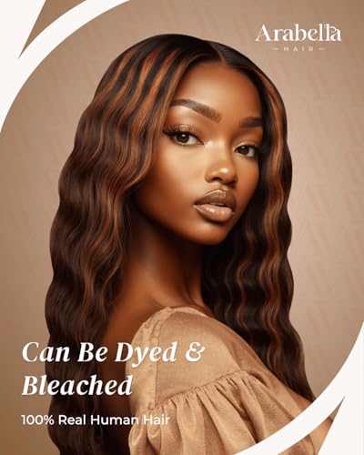 Image of Arabella Glueless Wigs Human Hair 1B30 Glueless wig 26inch Curly Wave Wig