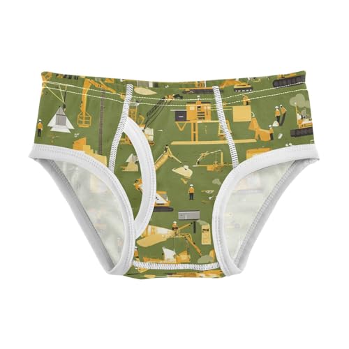 KLL Building People Construction Baby Boys Soft Boxer Briefs Breathable Children Panties