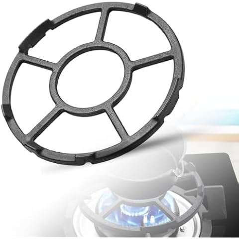 GOWEILE Cast Iron Non Slip Wok Support Ring Cover