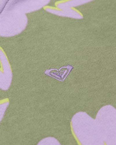 Sweat Roxy Twenty Five Miles à capuche zippé couleur vert taille 10 ans - 2