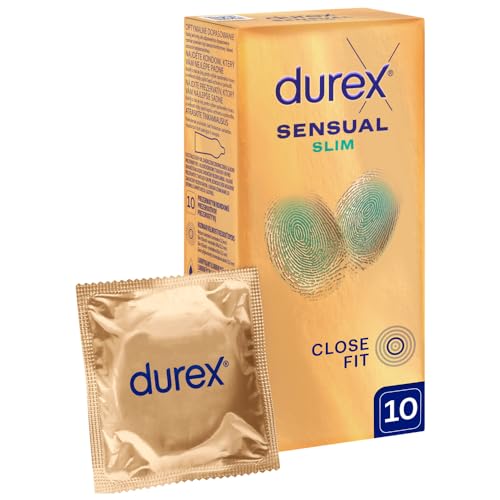 DUREX SENSUAL SLIM préservatifs super fins assortis hydratés 10 pièces