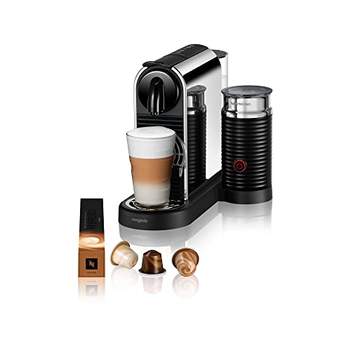 Machines à Café Nespresso Magimix Citiz Platinium & Milk Chrome Brillant Cafetière Espresso 11716