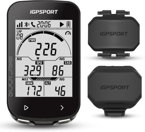 iGPSPORT BSC100S GPS Bicicleta con CAD70 Sensor de Cadencia y SPD70 Velocímetro para Bicicleta